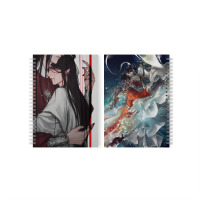 Скетчбук Се Лиан Xie Lian и Чен Хуа Hua Cheng Благословение Небожителнй Heaven Officials Blessing 48 листов (23000) - вид 1 миниатюра