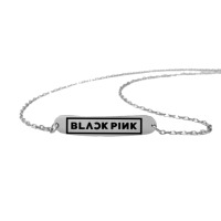 Ланцюжок з гравіюванням Black Pink на застібці (23007) - вид 1 мініатюра