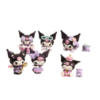 Набір фігурок Куромі Kuromi Моя Мелодія Onegai My Melody 6шт (23011) - вид 1 мініатюра