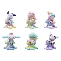 Набір фігурок на конях Моя Мелодія Onegai My Melody 10см (23025) - вид 1 мініатюра