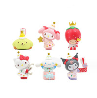 Набір фігурок Куромі Kuromi Моя Мелодія Onegai My Melody 6шт 3.5-5см (23028) - вид 1 мініатюра