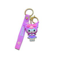 Брелок Куромі Kuromi Моя Мелодія Onegai My Melody з фігуркою резиновий (23148) - вид 1 мініатюра