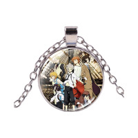 Кулон круглий Літературні генії Бродячі Пси Bungo Stray Dogs (23158) - вид 1 мініатюра