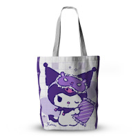 Екосумка шопер Куромі Kuromi Моя Мелодія Onegai My Melody фіолетовий 33х39см (23246) - вид 1 мініатюра
