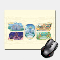 Килимок для миші Локації Геншин Імпакт Genshin Impact 300 х 250 мм (23687)