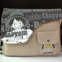Сумка Монки Ди Луффи Monkey D. Luffy One Piece Большой Куш коричневая (23769) - вид 1 миниатюра