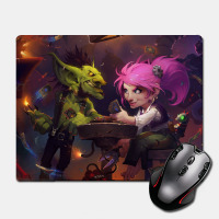 Килимок для миші Гномка і Гоблін Хартстоун Hearthstone 300 х 250 мм (23814) - вид 1 мініатюра