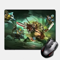 Килимок для миші Міпо та Пудж Meepo and Pudge Дота2 DOTA2 300 х 250 мм (23845) - вид 1 мініатюра