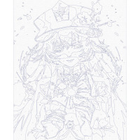 Картина по номерах Геншин Імпакт Ху Тао 40x50 см (23915) - вид 1 мініатюра