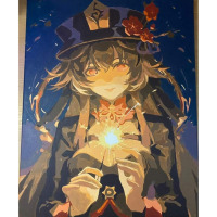 Картина по номерах Геншин Імпакт Ху Тао 40x50 см (23915) - вид 2 мініатюра