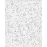 Картина по номерах Гурт Stray Kids 40x50 см (23916) - вид 1 мініатюра