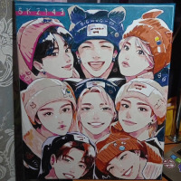 Картина по номерах Гурт Stray Kids 40x50 см (23916) - вид 2 мініатюра