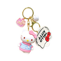 Брелок Хеллоу Кітті Hello Kitty з об'ємною фігуркою і дзвіночком (23947) - вид 1 мініатюра