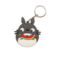 Брелок гумовий Мій сусід Тоторо My Neighbor Totoro з кавуном (23957) - вид 1 мініатюра