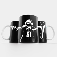 Чашка КС ГО CS GO та Кримінальне чтиво Pulp Fiction Контр-терорист та Терорист (23966) - вид 1 миниатюра