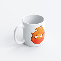 Чашка Кальцифер Calcifer Ходячий замок Hauru no Ugoku Shiro (23967) - вид 1 миниатюра