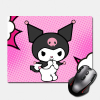Килимок для миші Куромі Kuromi Моя Мелодія Onegai My Melody в стилі коміксів 220 х 180 мм (23989) - вид 1 мініатюра