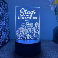Світильник-нічник Стрей Кідс Stray Kids Stays make stray kids stay 16 кольорів USB (24005) - вид 1 мініатюра