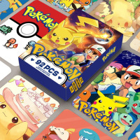 Набір карток Покемон Pokemon 92 шт зі стікерами (24008) - вид 1 мініатюра