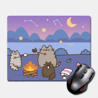 Килимок для миші Пушин Pusheen Похід з зефірками 220 х 180 мм (24012) - вид 1 мініатюра