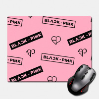 Коврик для мыши Блек Пинк BlackPink Паттерн 300 х 250 мм (24034) - вид 1 миниатюра