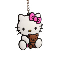 Брелок резиновый Хеллоу Китти Hello Kitty With Brown Teddy (24060) - вид 1 миниатюра