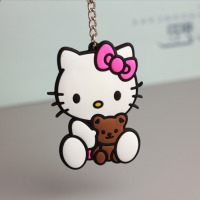 Брелок резиновый Хеллоу Китти Hello Kitty With Brown Teddy (24060) - вид 1 миниатюра
