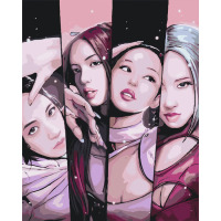 Картина по номерах Блек Пінк Black Pink 40х50 см (24085) - вид 1 мініатюра
