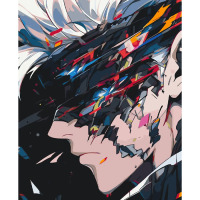 Картина по номерах Магічна битва Сатору Годжо 40х50 см (24090) - вид 1 мініатюра