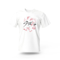 Футболка Fruit of the Loom Стрей Кідс Stray Kids Autograph Білий 152см (24138) - вид 1 мініатюра