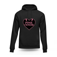 Худі Блек Пінк Black Pink PINK VENOM Чорна S (24175) - вид 1 мініатюра