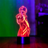 Світильник-нічник Рей Аянамі Rei Ayanami Євангеліон Neon Genesis Evangelion 16 кольорів USB (24213) - вид 1 мініатюра