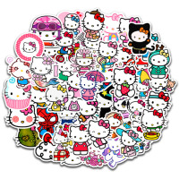 Набор стикеров Хеллоу Китти Hello Kitty Kuromi Моя Мелодия Onegai My Melody 50шт (24222) - вид 1 миниатюра