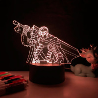 Світильник-нічник Гатс Guts Берсерк Berserk 16 кольорів USB (24235) - вид 1 мініатюра