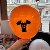 Повітряна кулька Волейбол Haikyuu!!! помаранчева (24358) - вид 1 мініатюра
