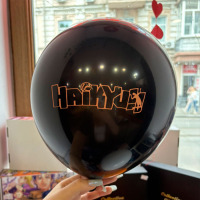 Повітряна кулька Волейбол Haikyuu!!! чорний (24359) - вид 1 мініатюра