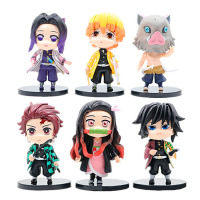 Набор фигурок Клинок Рассекающий Демонов Kimetsu no Yaiba 6шт v6 (24380) - вид 1 миниатюра