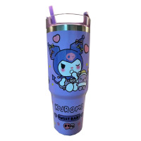 Пляшка для води Куроми Kuromi Моя Мелодия Onegai My Melody 900 мл (24393) - вид 1 мініатюра