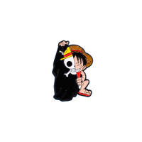 Значок Монки Ди Луффи с флагом Monkey D. Luffy Ван Пис One Piece (24415) - вид 1 миниатюра