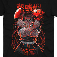 Футболка Гьомей Хімеджіма Gyomei Himejima Kimetsu no Yaiba MRZ v12 XXL (24434) - вид 1 мініатюра