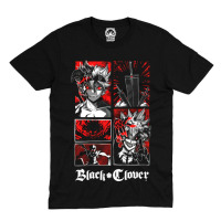 Футболка Аста Чорна Конюшина Black Clover MRZ v173 XXL (24584) - вид 1 мініатюра