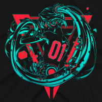 Футболка Міку Хацуне Hatsune Miku Vocaloid MRZ v148 XXL (24596) - вид 3 мініатюра
