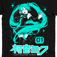 Футболка Міку Хацуне Hatsune Miku Vocaloid MRZ v149 XL (24601) - вид 1 мініатюра