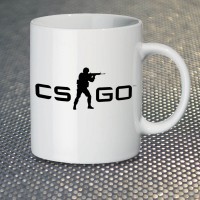Кружка лого CS GO - вид 1 мініатюра