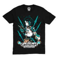 Футболка Сяо Геншін Імпакт Genshin Impact MRZ v186 L (24896) - вид 1 мініатюра