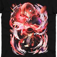 Футболка Чуя Накахара Великий з бродячих псів MRZ v241 L (25222) - вид 1 мініатюра