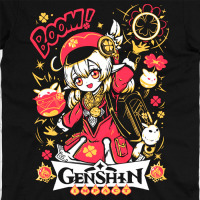 Футболка Клі Klee Геншін Імпакт Genshin Impact MRZ v284 M (25480) - вид 2 мініатюра