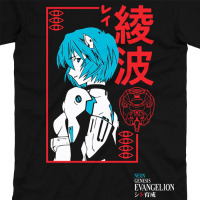 Футболка Рей Аянамі Rei Ayanami Євангеліон Evangelion MRZ v305 M (25622) - вид 1 мініатюра