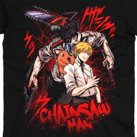 Футболка Людина-бензопила Chainsaw Man MRZ v341 L (25840) - вид 1 мініатюра
