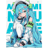 Картина по номерах Хатсуне Міку Hatsune Miku 40х50см (25909) - вид 1 мініатюра
